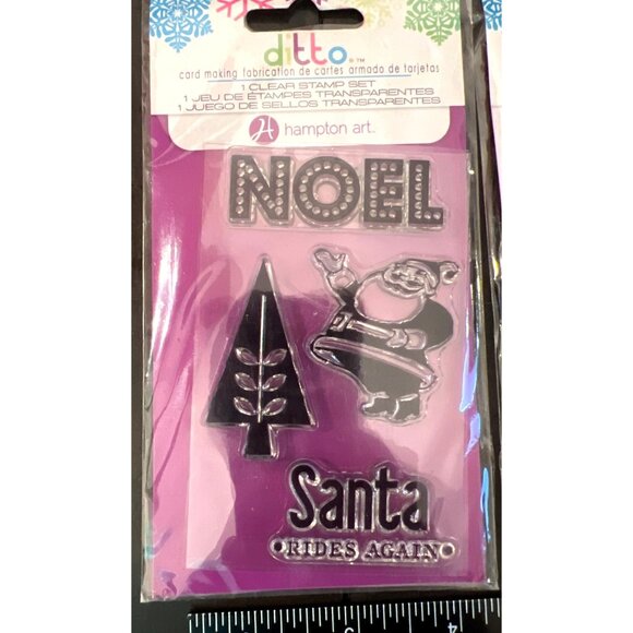 Ditto by Hampton Art Clear Stamps Set Christmas SC0508 - Picture 2 of 3